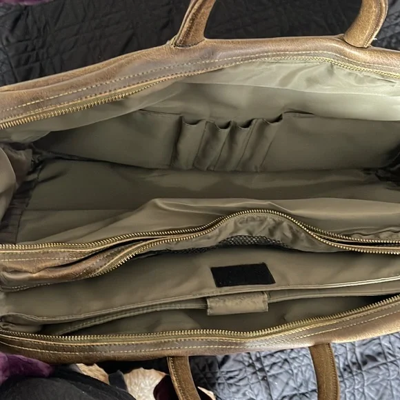 Matt and Nat sustainable & eco friendlyvegan deep brown briefcase